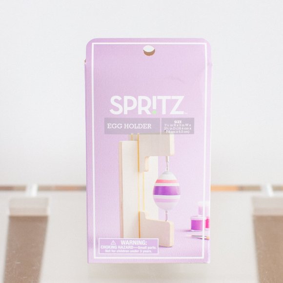 Easter Lot of Spr!tz Wooden Egg Holders Decorating Foam Egg Holders Qty 4 Each - Picture 6 of 7